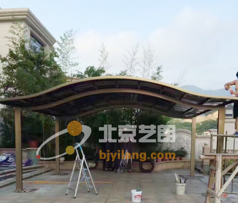 S型合包私家车车棚 私家车车棚